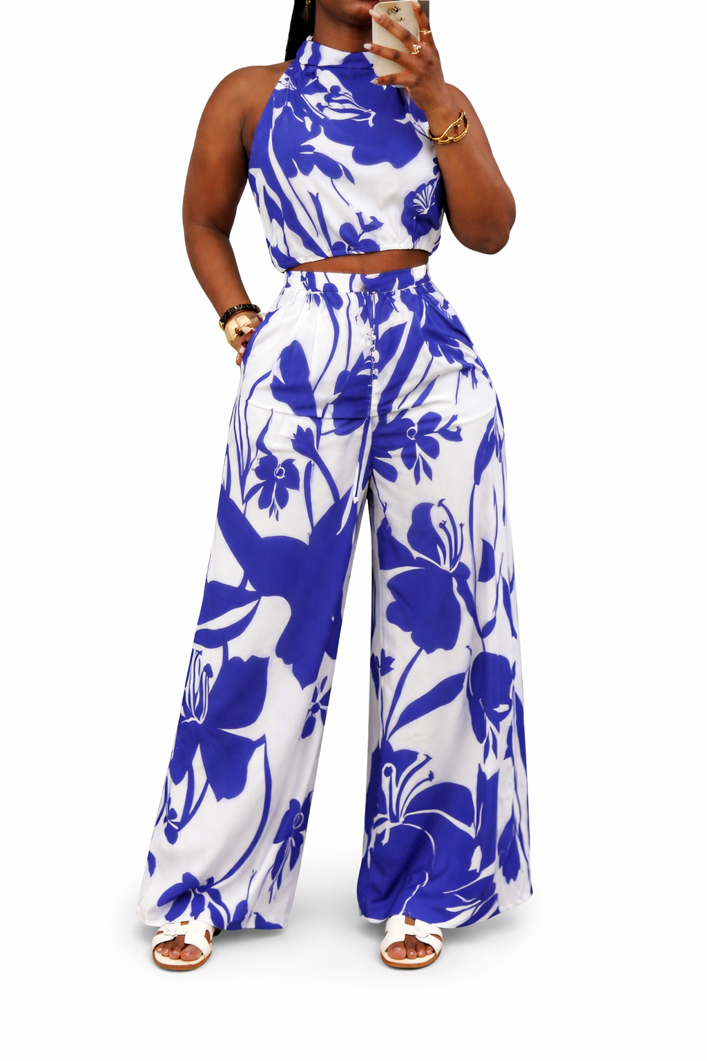 Blue Flowers Set