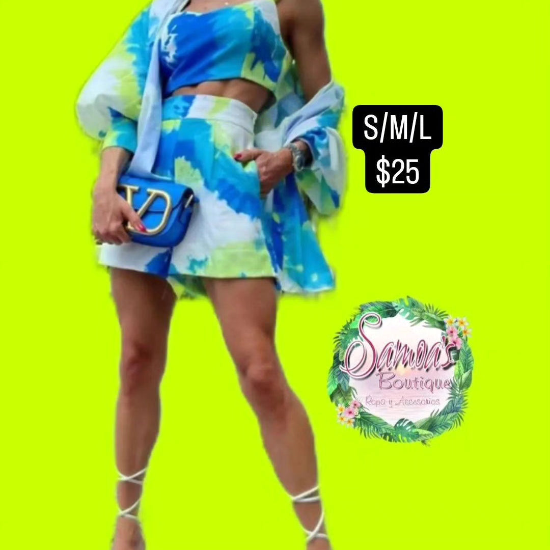 Tie dye 3pieces Set