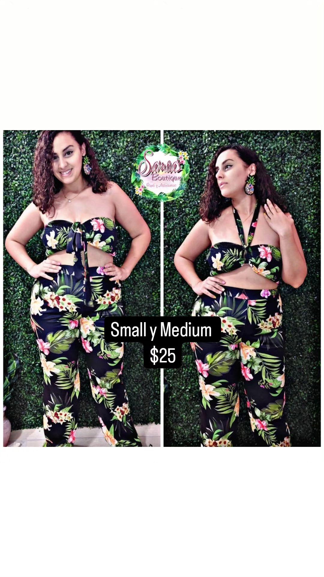 Black Tropical Set